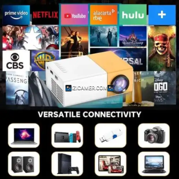 MINI PROJECTEUR HD POUR DOMICILE