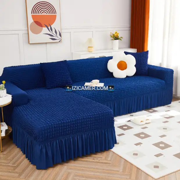 Housses de canapés d'angles 07 places | IZICAMER