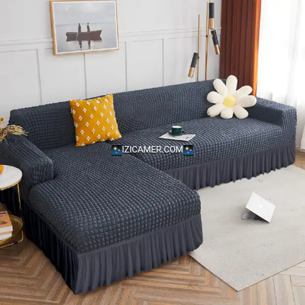 Housses de canapés d'angles 07 places | IZICAMER