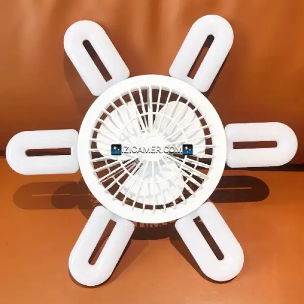 Mini ventilateur plafonnier avec lumiere et telecommande