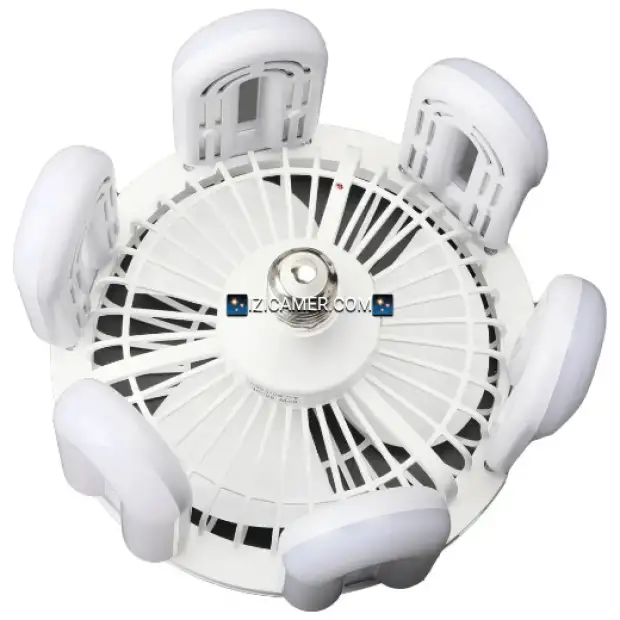 Mini ventilateur plafonnier avec lumiere et telecommande | IZICAMER