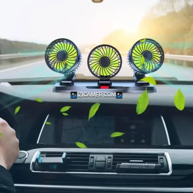 Triple ventilateur de voiture | IZICAMER