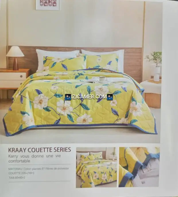 Couettes avec taies trois places | IZICAMER