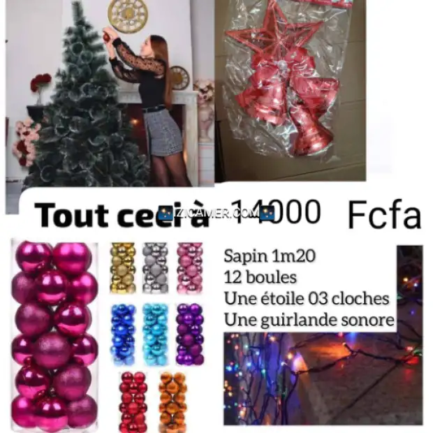 Spécial pack sapin de Noël avec décorations | IZICAMER