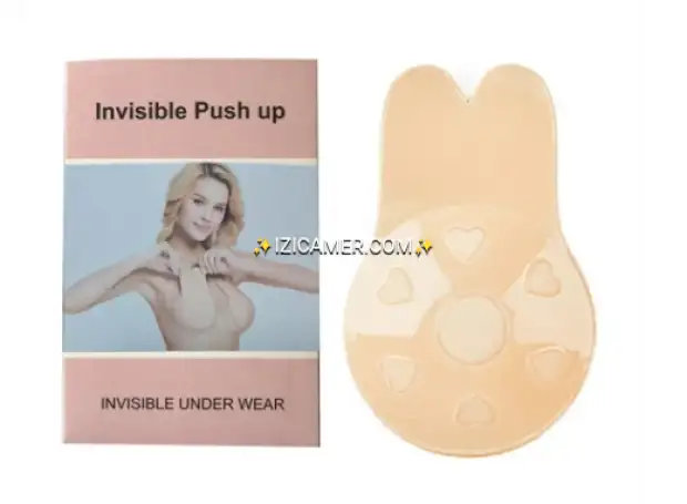 INVISIBLE PUSH UP, taille m, couleur beige