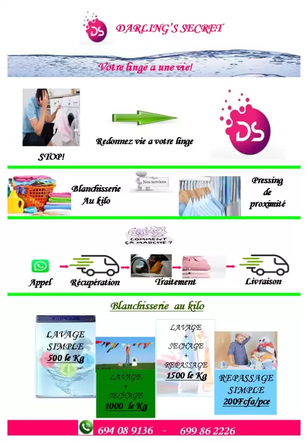 REDONNEZ VIE À VOTRE LINGE !