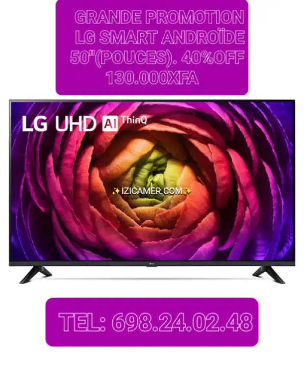 Écran LG 50 POUCES SMART ANDROÏD