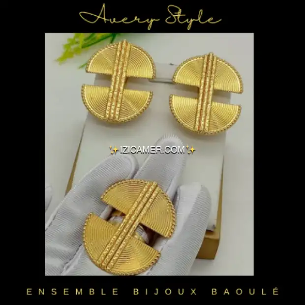 Ensemble bijoux baoulé