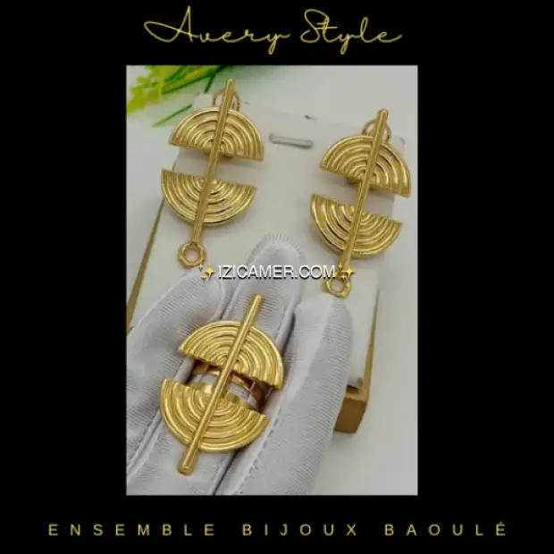 Ensemble bijoux baoulé | IZICAMER