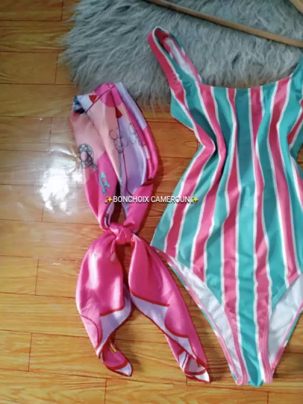 Maillot de bain primark + Foulard en soie | IZICAMER