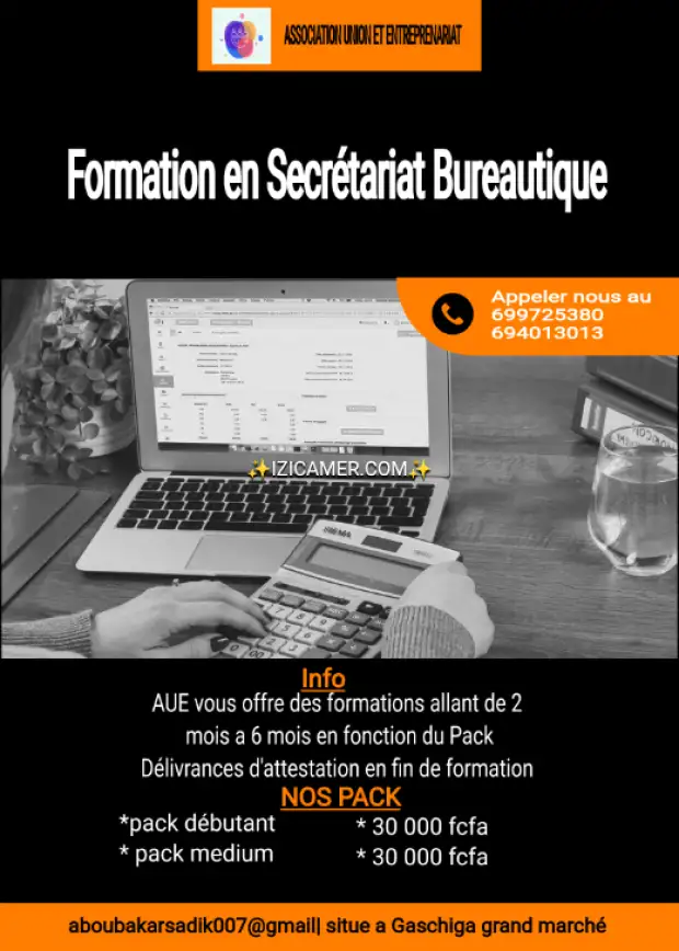 Formation en bureautique