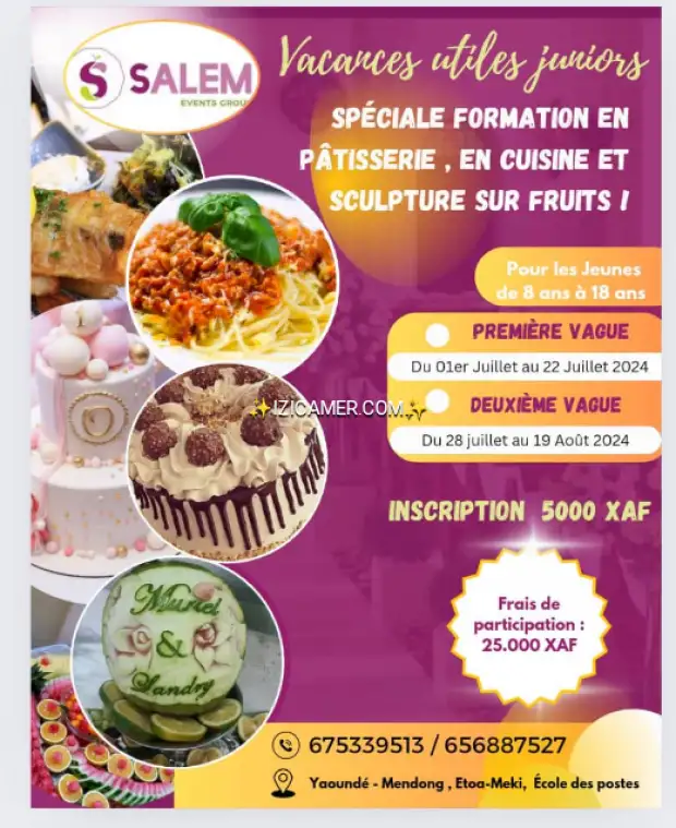 Salem event organise 2 vagues de formation pour nos tout petit et les grands