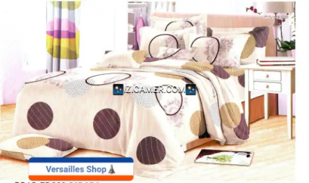Ensemble draps + oreillers (100% coton) | IZICAMER