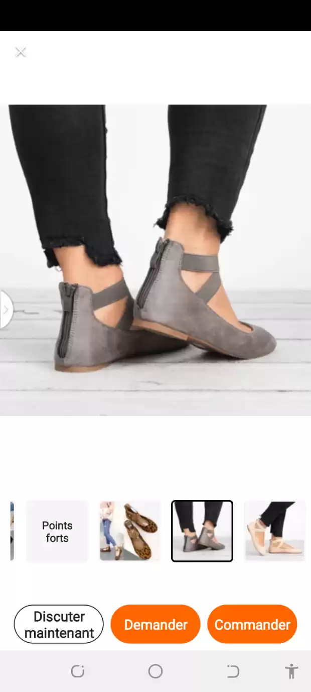 Chaussures en daim et escarpins
