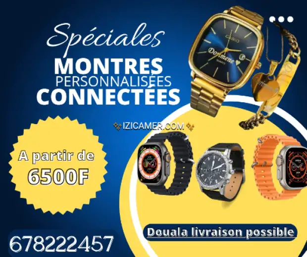 Montres personnalisées et connectées