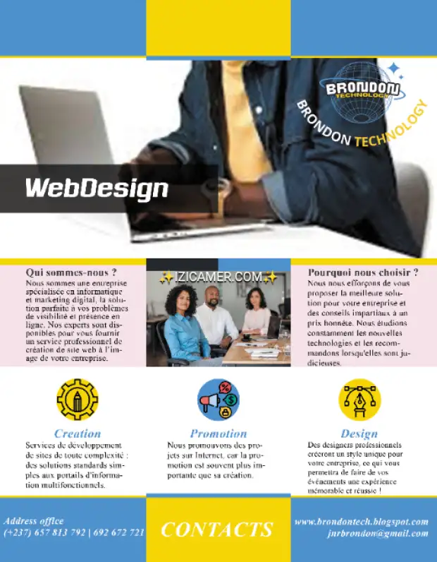 Site web professionnel