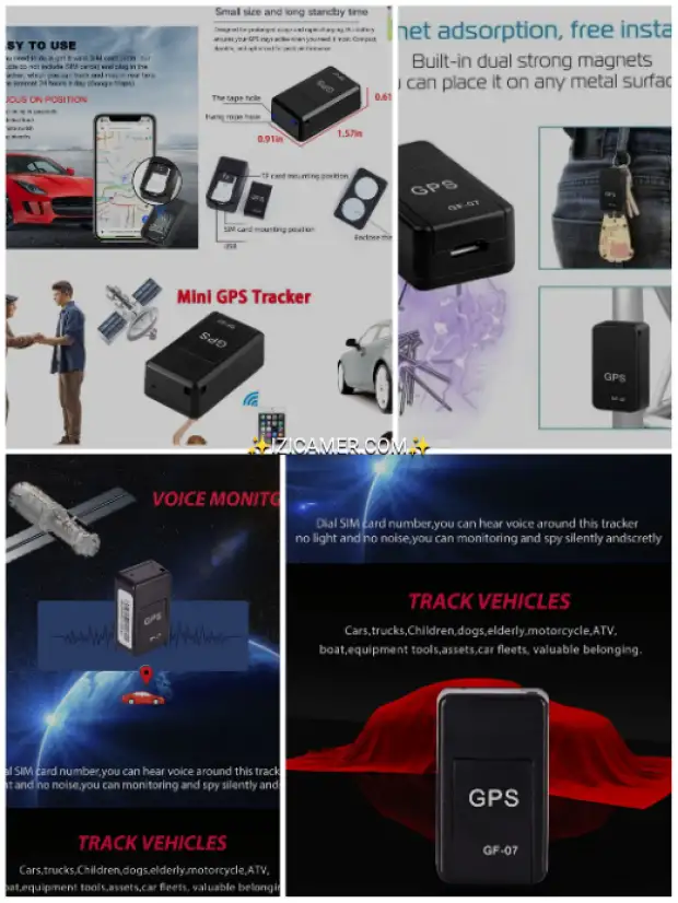 MINI TRACTER GPS GF-07 | IZICAMER