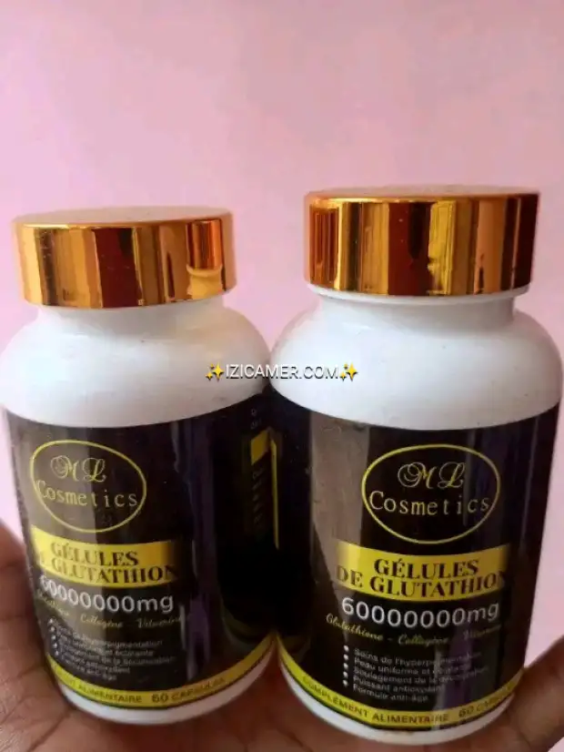 Vente des gélules de glutathion faites à base de glutathione, collagène et vitamine C et Gummies