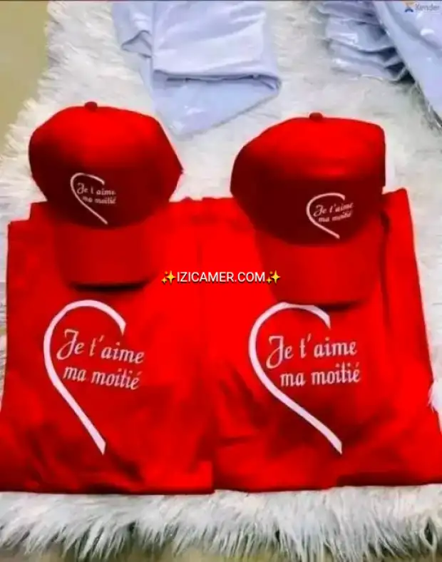 T-shirt d'amour duo | IZICAMER