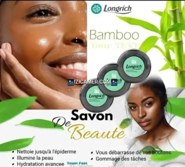 Savon noir au charbon de bambou