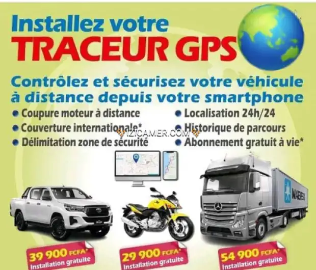 Localise,coupe et contrôle ton véhicule via ton smart phone en temps et a l heure voulu