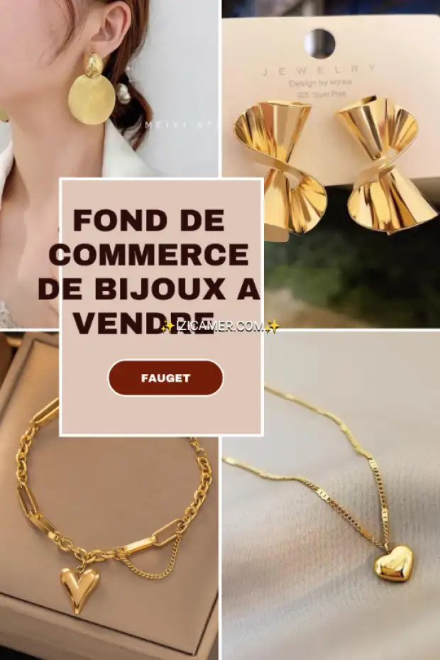 Fond de commerce de 100 bijoux a vendre