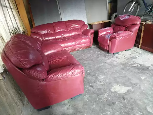 Salon importé en cuir à vendre, 6 places : Douala | IZICAMER