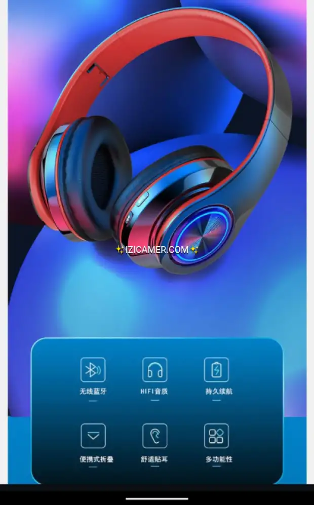 Casque B39 Bluetooth 👌 | IZICAMER