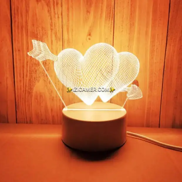 Veilleuses 3D disponible .NB:  déjà personnalisé | IZICAMER