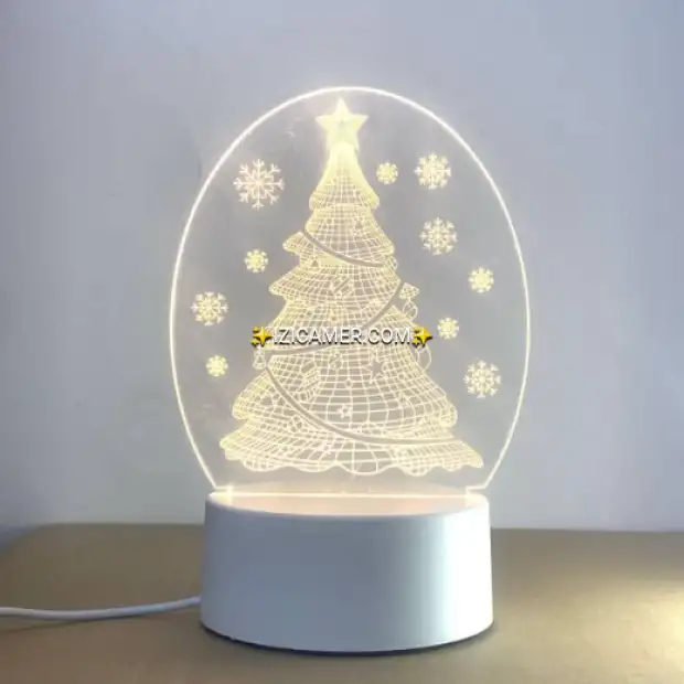 Veilleuses 3D disponible .NB:  déjà personnalisé | IZICAMER