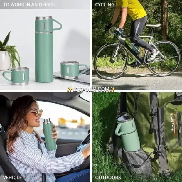 Thermos et tasses supplémentaires | IZICAMER