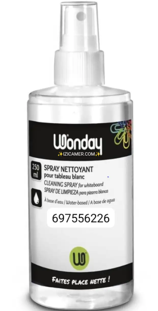 Spray Nettoyant pour Tableau Blanc 250 ml