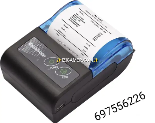 Mini-imprimante Bluetooth thermique  de tickets de reçus