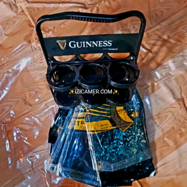 5nappes guinness et porte-bouteilles | IZICAMER