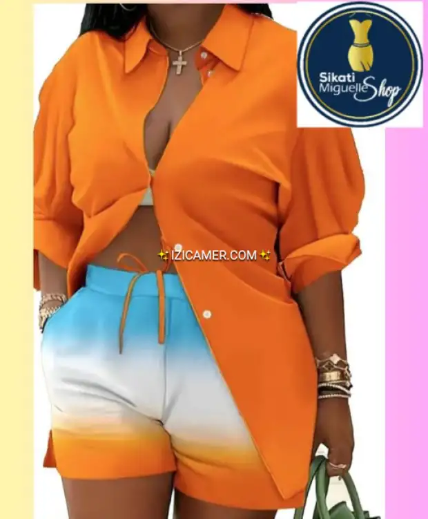 Ensemble culottes avec longue manches