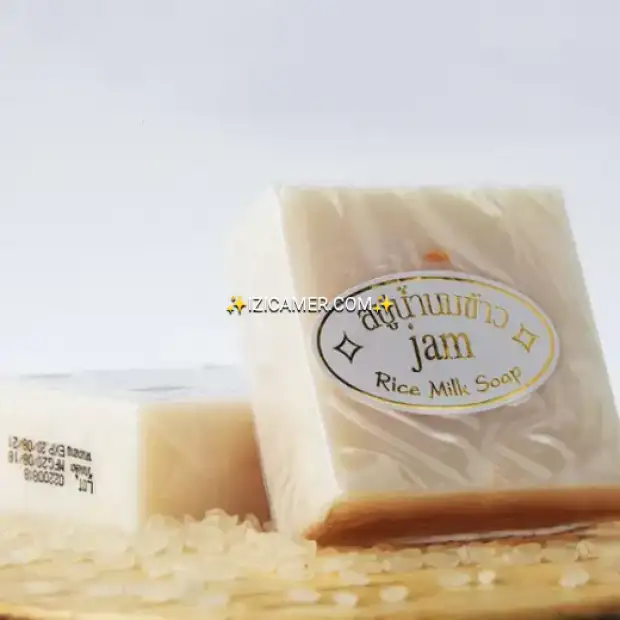 Milk rice soap