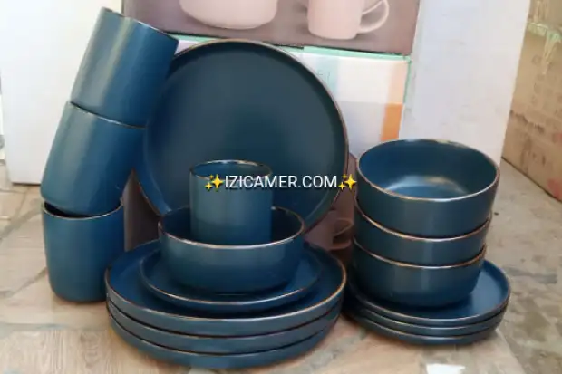 jeux d'assiettes cassable en porcelaine | IZICAMER