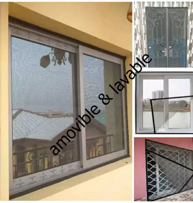 Moustiquaire auto-adhesive et lavable pour fenêtres