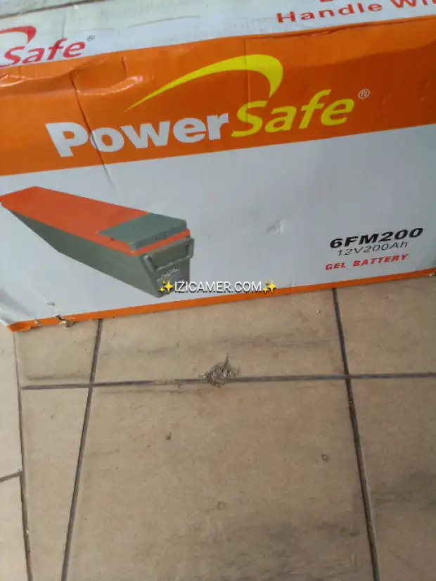 Batterie au gel Slim POWER SAFE 200ah/12V | IZICAMER