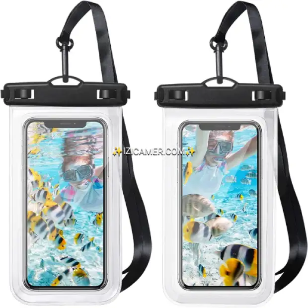 POCHETTE ÉTANCHE POUR TÉLÉPHONE CONTRE LA PLUIE | IZICAMER