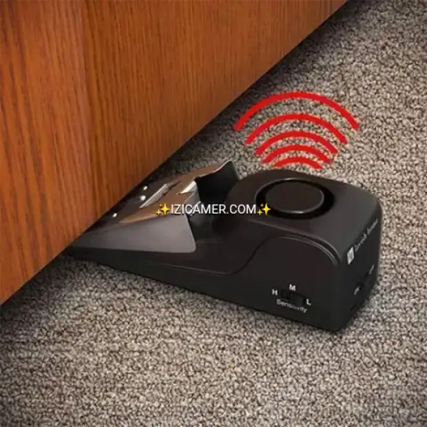 SYSTÈME D'ALARME SANS FIL POUR ARRÊT DE PORTE | IZICAMER