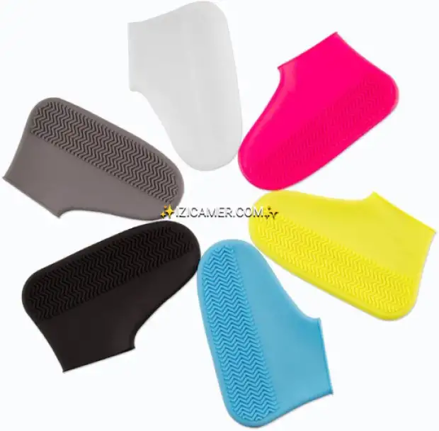 PROTÈGE CHAUSSURES EN SILICONE ANTIDÉRAPANT RÉUTILISABLE POUR LA PLUIE | IZICAMER
