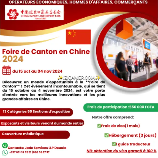 VISA POUR LA CHINE