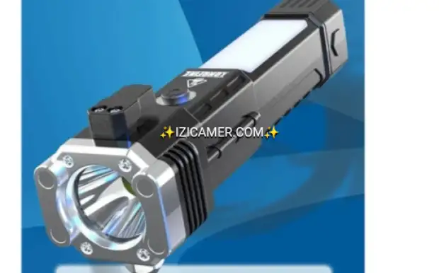 LAMPE TORCHE LED RECHARGEABLE MULTIFONCTION | IZICAMER